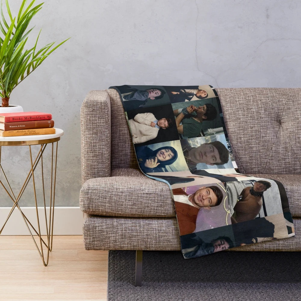 Barry Keoghan plush blanket featuring the popular Irish actor