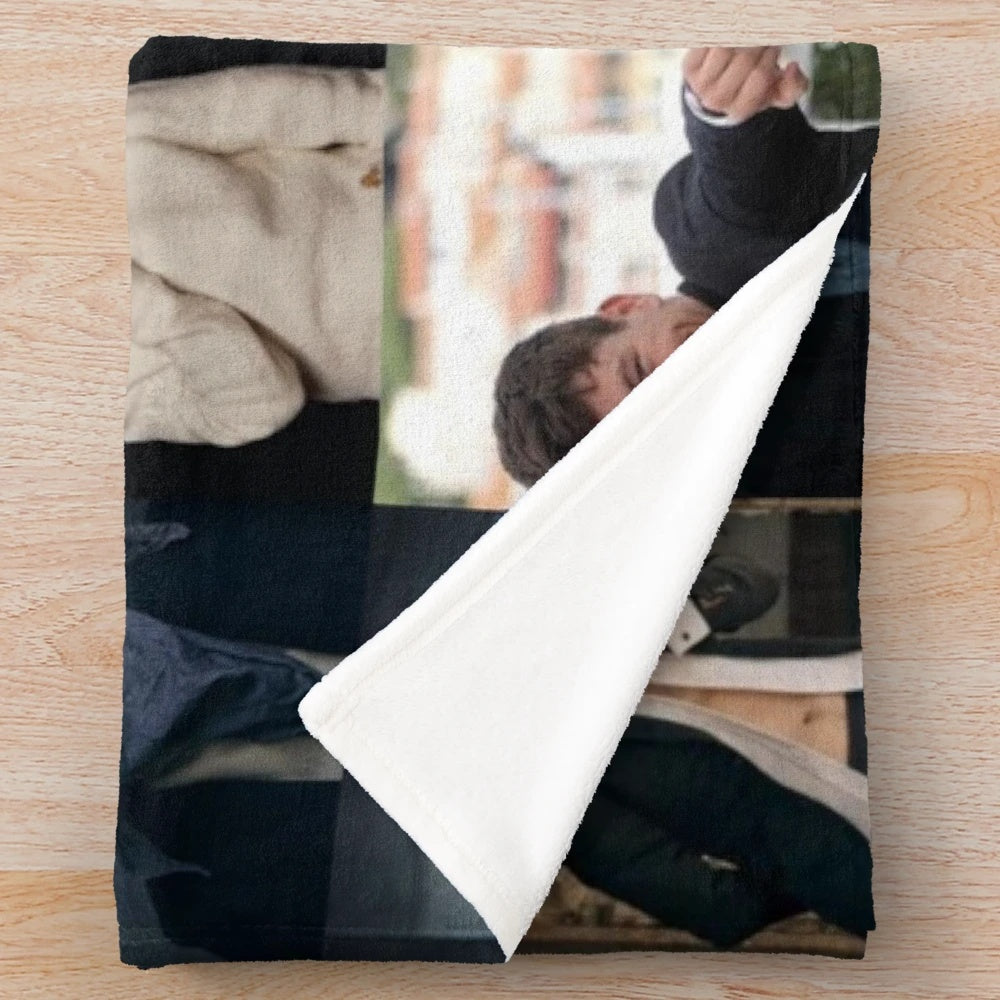 Barry Keoghan plush blanket featuring the popular Irish actor