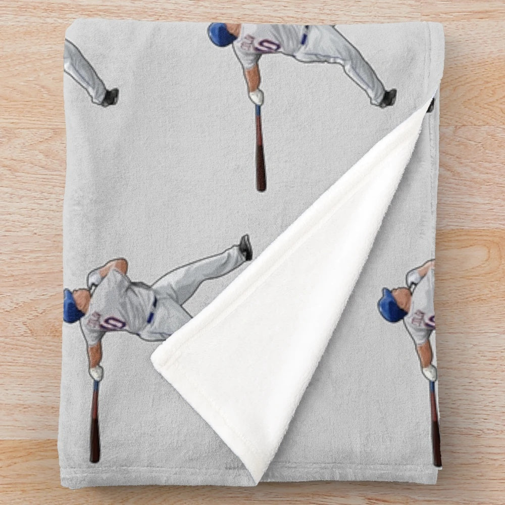 Bartolo Colon Plush Blanket for Baseball Enthusiasts