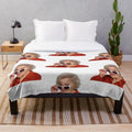 Cozy Betty White-themed plush blanket