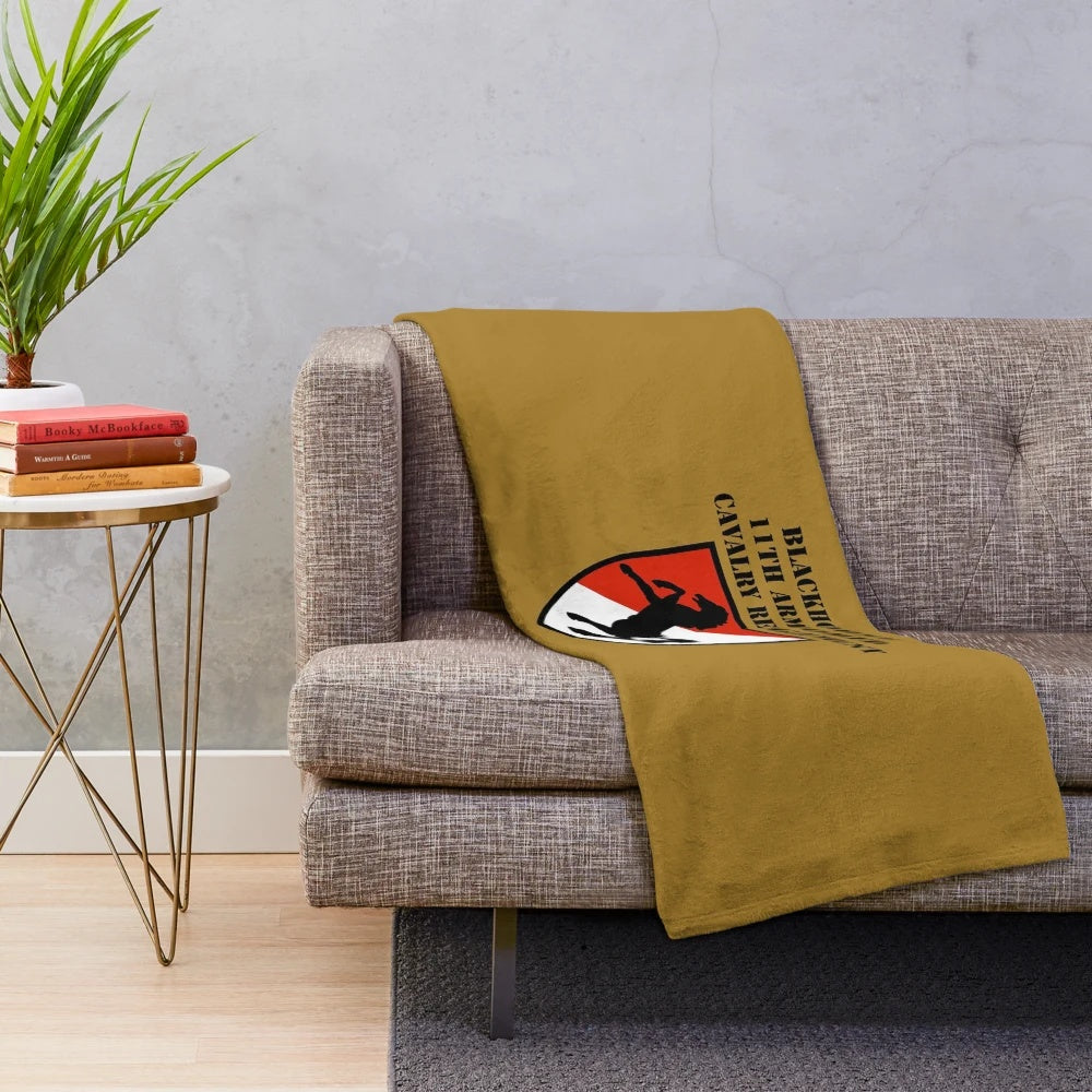 Blackhorse 11th Armored Cavalry Regiment Plush Blanket