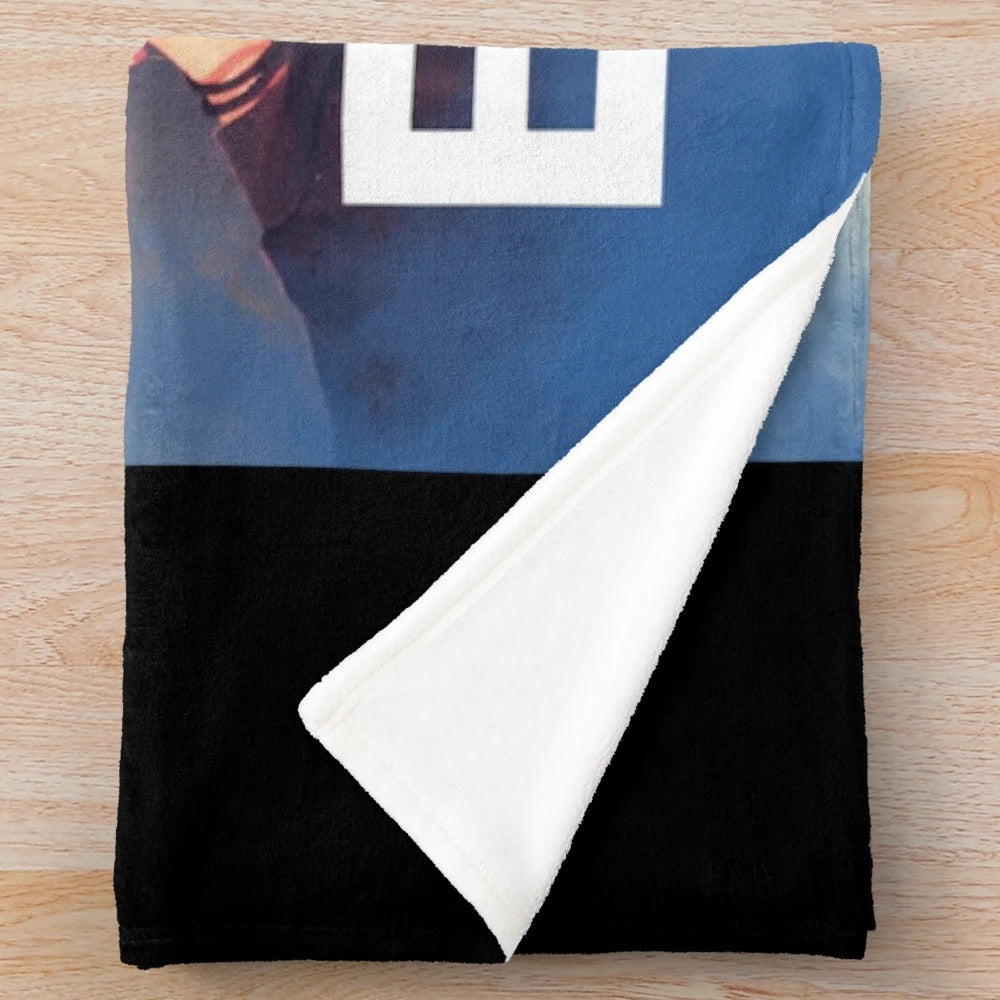 Bush band inspired plush blanket with Gavin Rossdale design