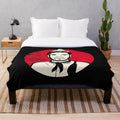 Cantinflas Mario Moreno Plush Blanket featuring Mexican cinema pop art