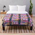 Carol Vorderman Plush Blanket for Fans of the 80s and 90s Countdown TV Presenter