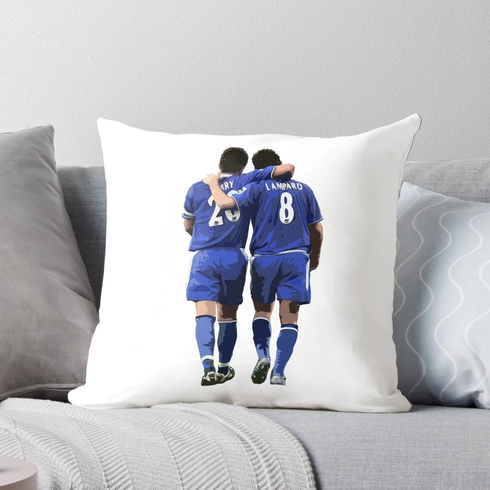 Artwork pillow featuring Chelsea football legends John Terry and Frank Lampard
