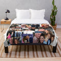Plush blanket featuring Chris Meloni and Mariska Hargitay as Elliot Stabler and Olivia Benson from Law & Order: SVU