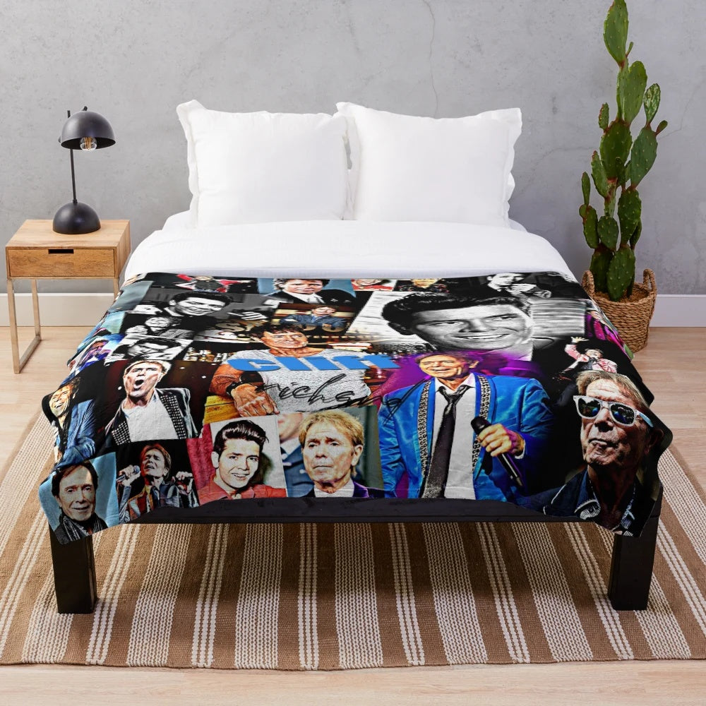 Cliff Richard Plush Blanket - Commemorative Collectible