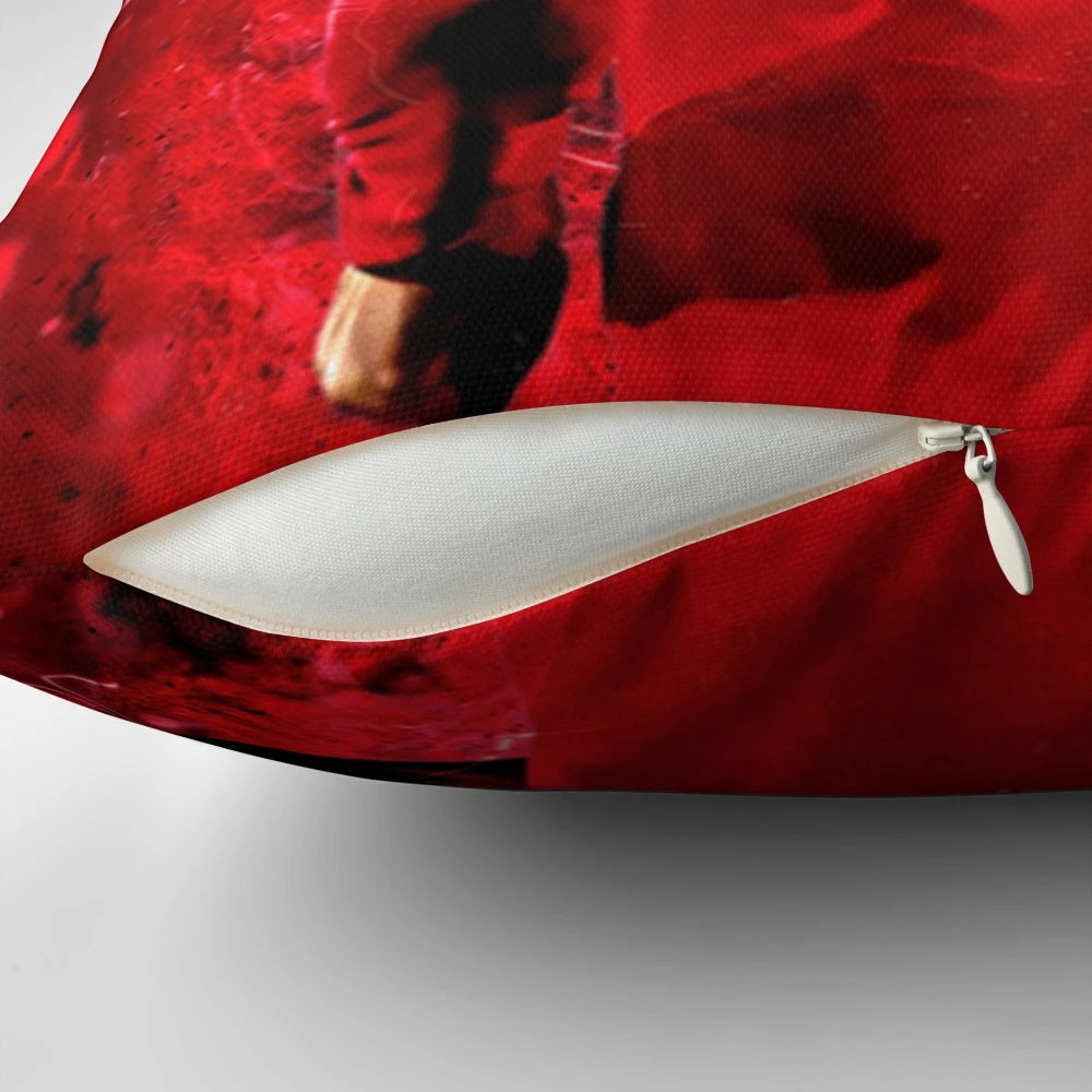 Soft, plush pillow featuring the signature of soccer superstar Cristiano Ronaldo
