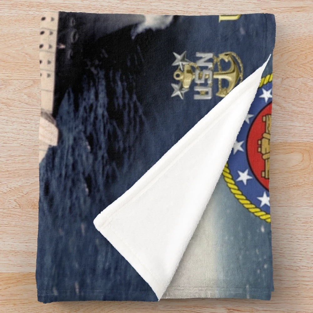 CV-62 USS Independence Plush Blanket with focus keyword aircraft carrier