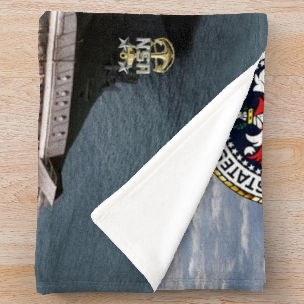 CV-67 USS John F. Kennedy Plush Blanket