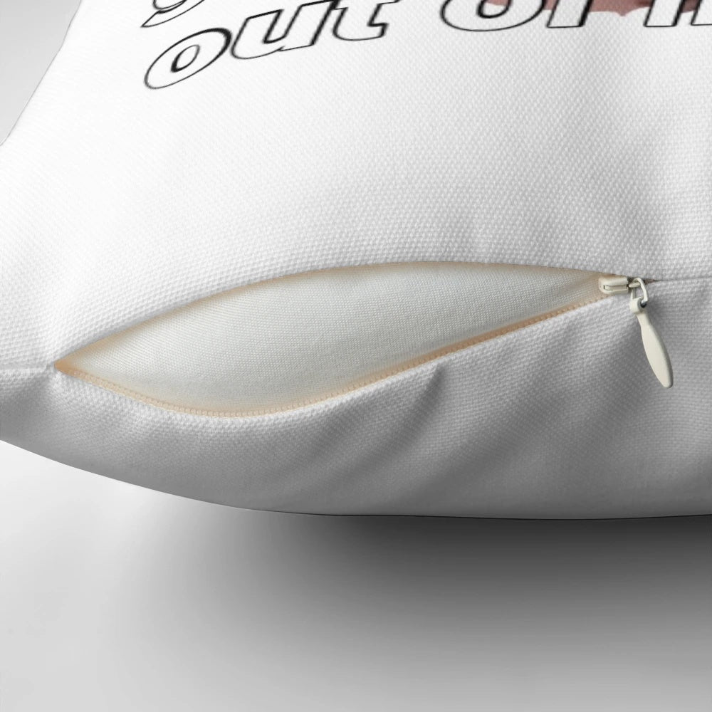 Decorative Dance Moms inspired pillow featuring the iconic quote "Get Your Finger Out Of My Face"