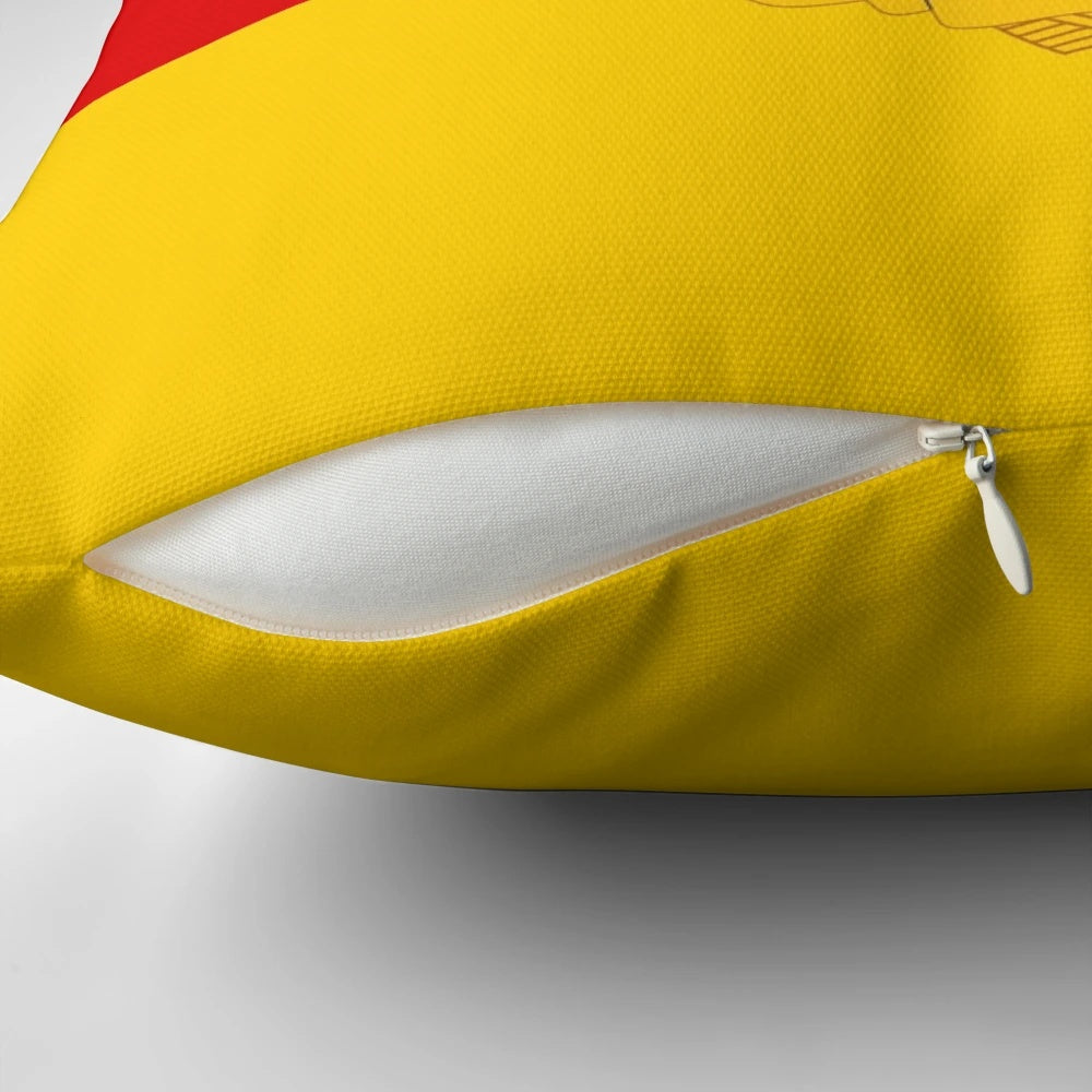 DDR Flag Pillow - Nostalgic Decor Honoring the German Democratic Republic
