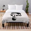 Elvis Presley Plush Blanket featuring the King of Rock and Roll