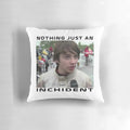 Stylized pillow design with Charles Leclerc's name and Formula 1 imagery