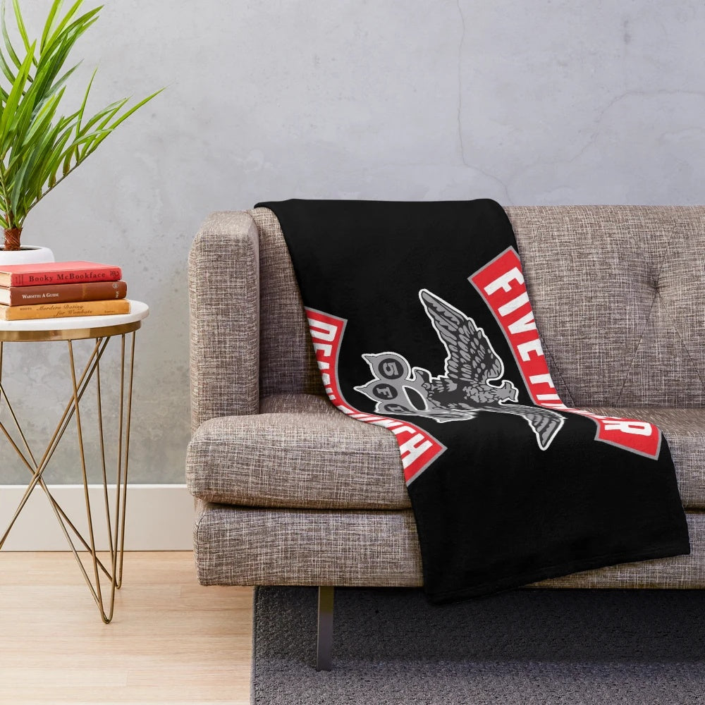 Five Finger Death Punch Themed Plush Blanket