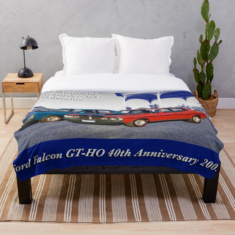 Ford Falcon GTHO 40th anniversary plush blanket