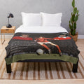 George Best Plush Blanket - Celebrate the Life and Legacy of the Northern Irish Soccer Legend