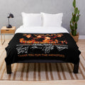 Godsmack band plush blanket with concert signatures