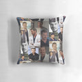 Grey's Anatomy inspired decorative pillow with Mark Sloan graphic