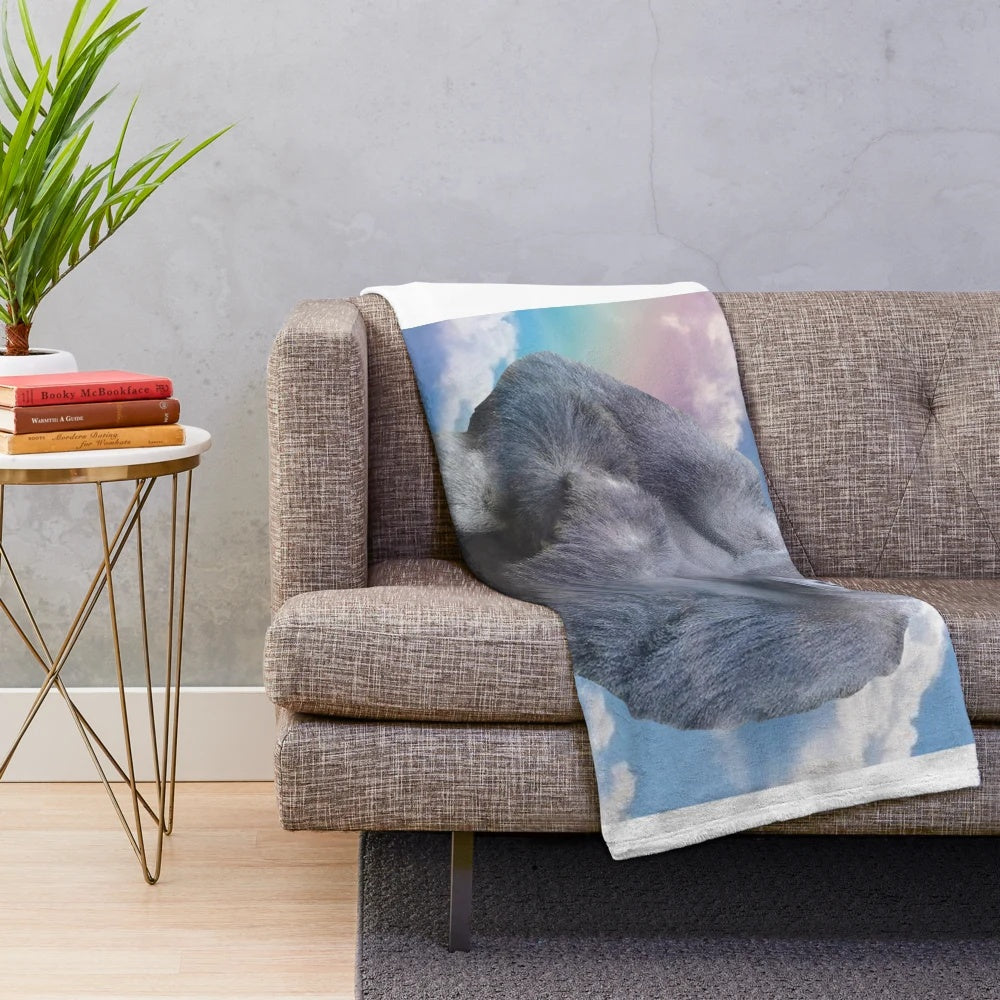 Harambe Plush Blanket - Commemorative Tribute to the Iconic Gorilla Meme