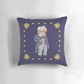 A plush pillow featuring a caricature portrait of President James Buchanan, a key figure in US political history.