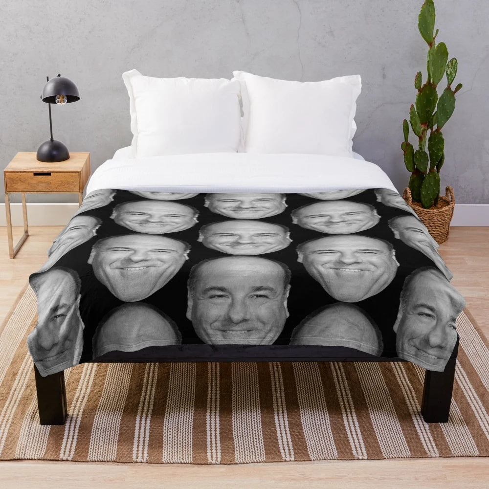 James Gandolfini Plush Blanket - Tribute to the Acclaimed Actor