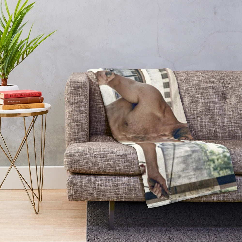 Jason Statham Inspired Plush Blanket