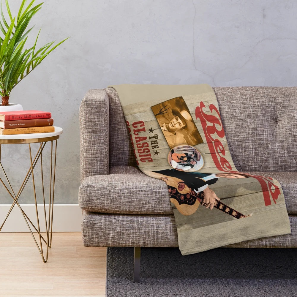 Jim Reeves Classic Country Plush Blanket