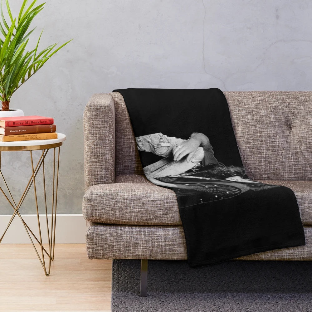 Jon Bonjovi Inspired Plush Blanket