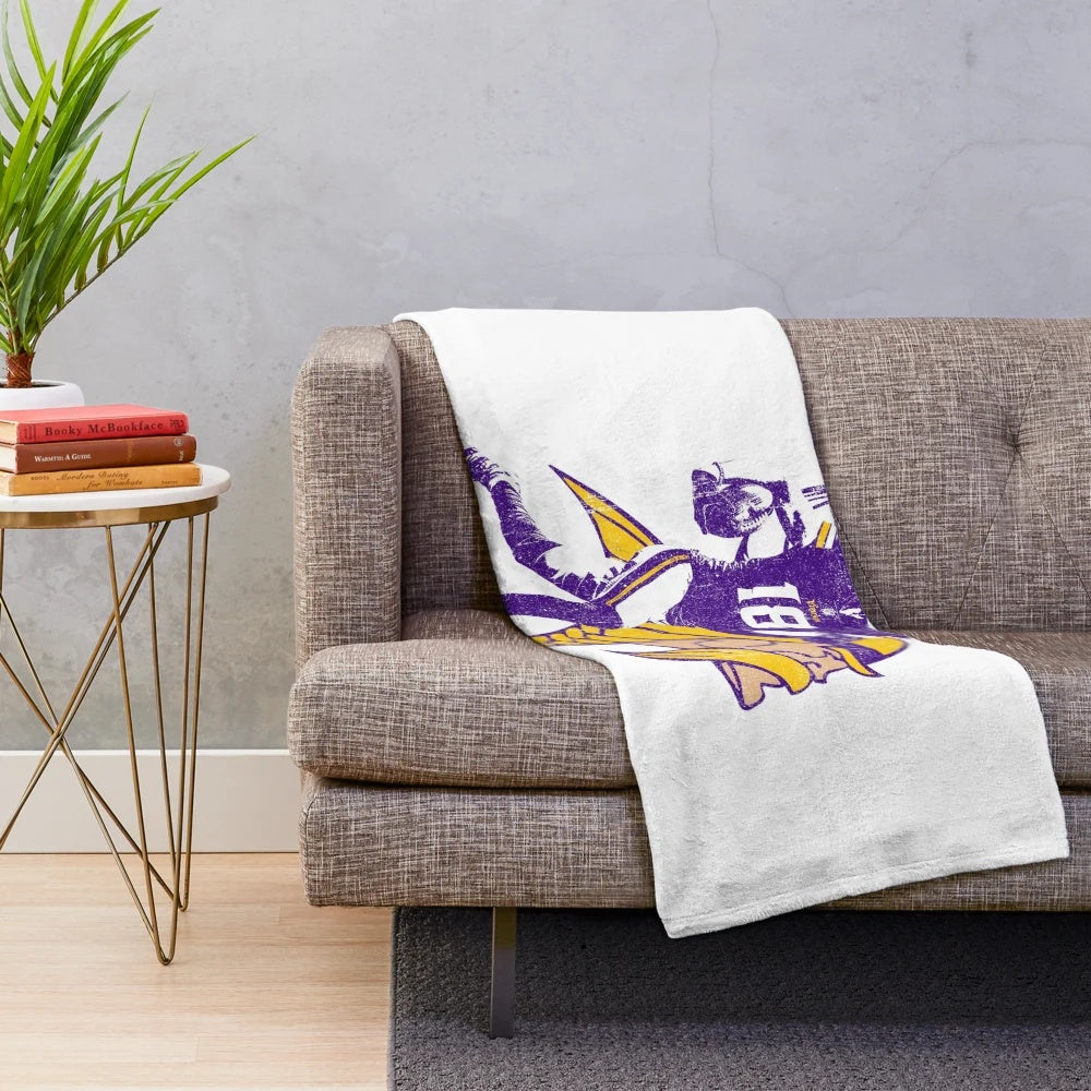 Justin Jefferson Inspired Plush Blanket