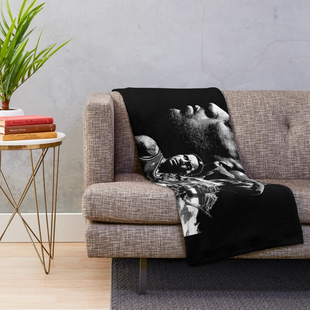 Lebron James Basketball Plush Blanket