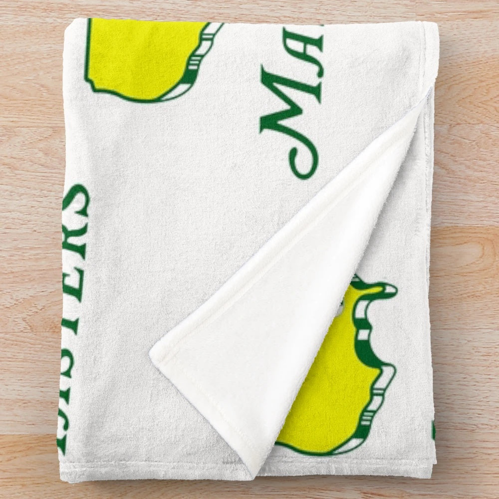 Masters Tournament Inspired Plush Blanket