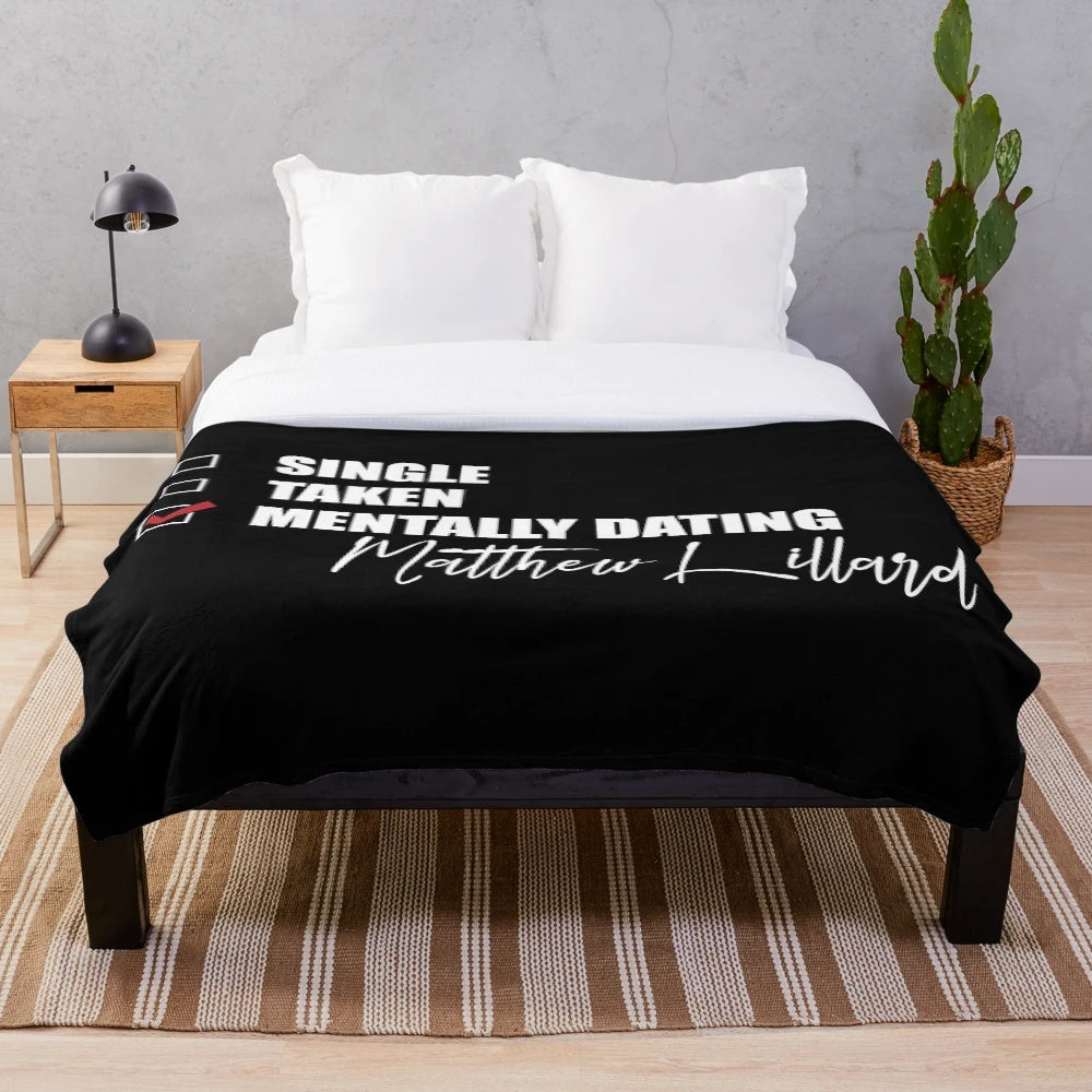 Matthew Lillard themed plush blanket