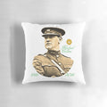 Commemorative pillow featuring Michael Collins, an Irish revolutionary leader who died in 1922