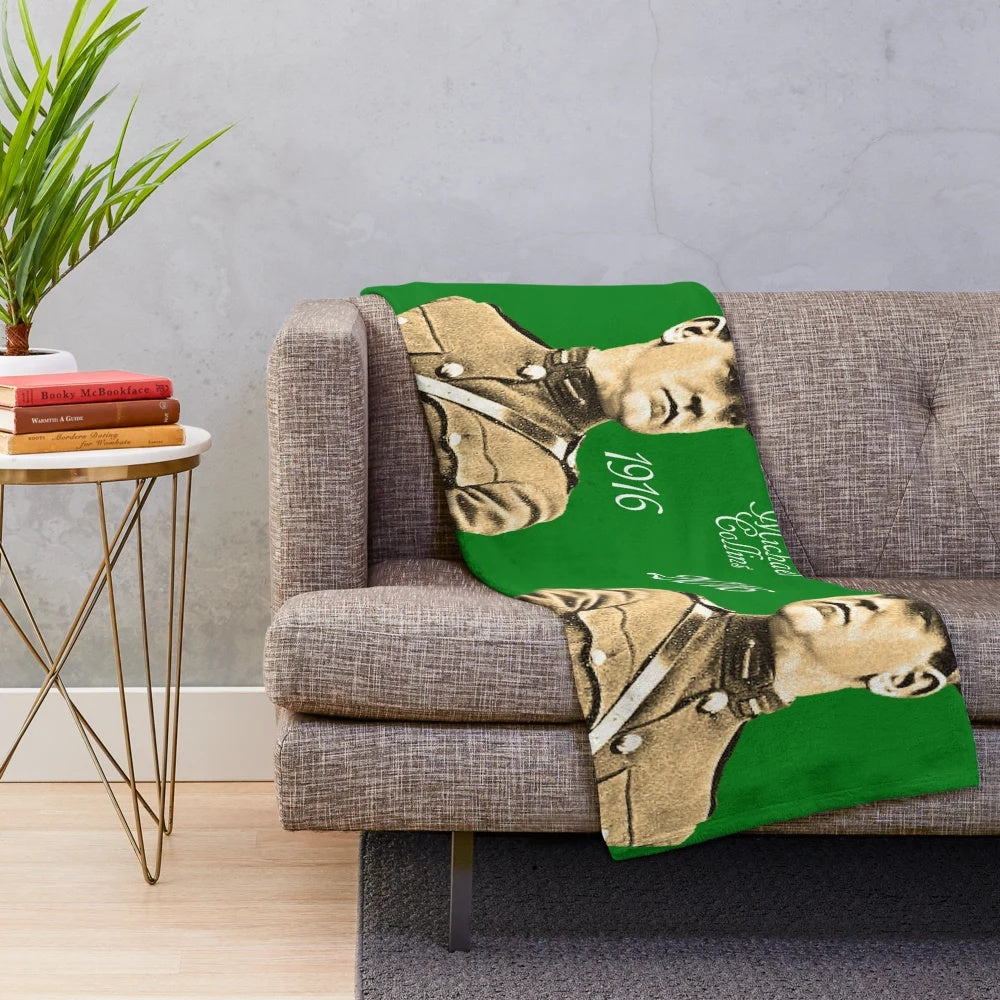 Commemorative Michael Collins 1916-2016 Plush Blanket