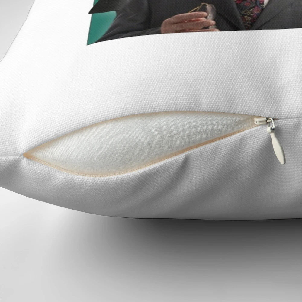Michael D. Higgins Pillow - Soft, Comfortable Pillow with Image of Irish President