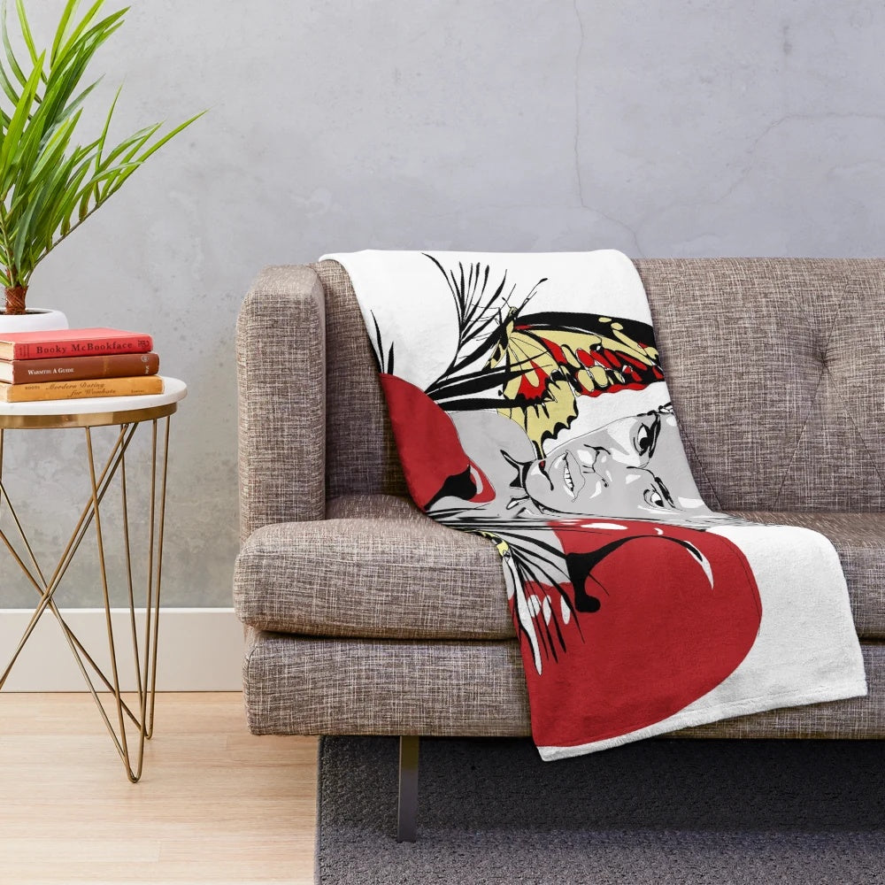 Muhammad Ali Plush Blanket featuring the famous Golden Fist