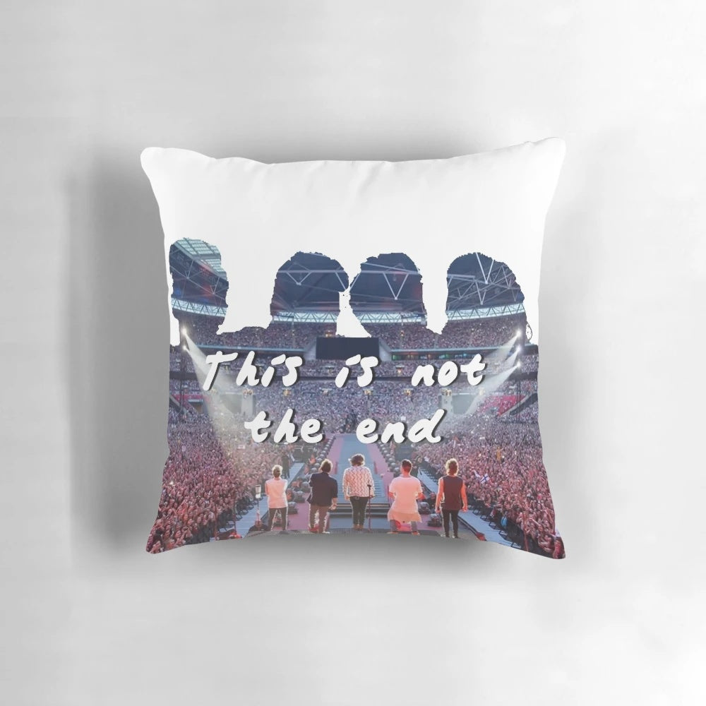 Commemorative One Direction Pillow featuring the band members
