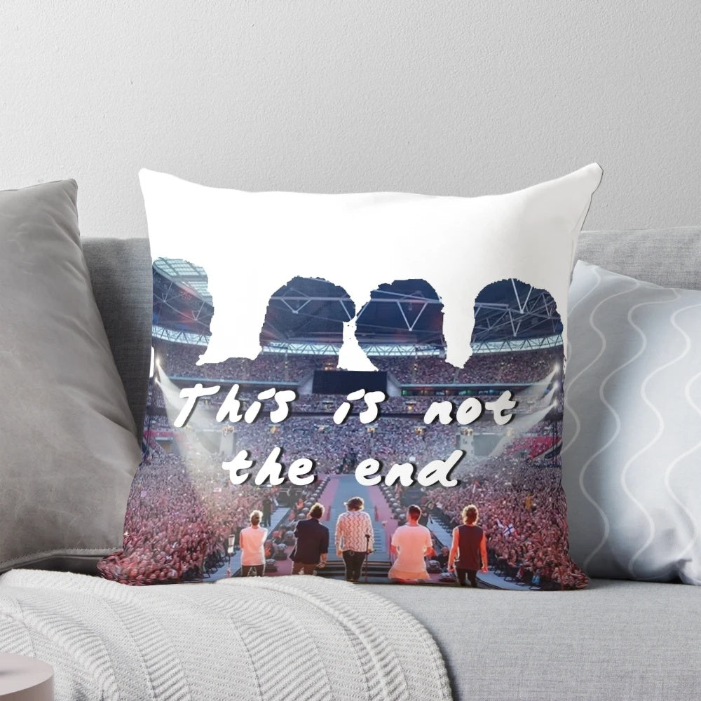 Commemorative One Direction Pillow featuring the band members