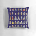 British Monarchs Pillow showcasing the royal families of England