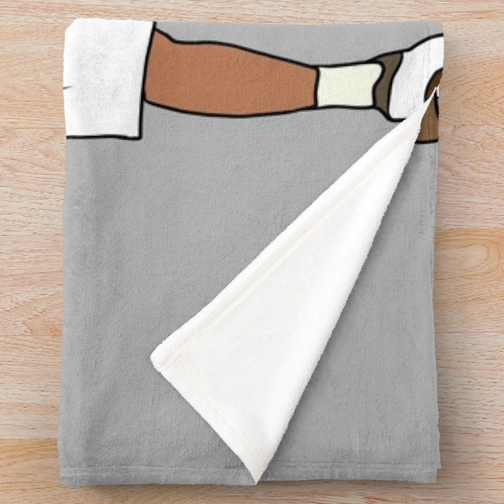 Soft and cozy plush blanket featuring NBA legends Tony Parker, Tim Duncan, and Manu Ginobili