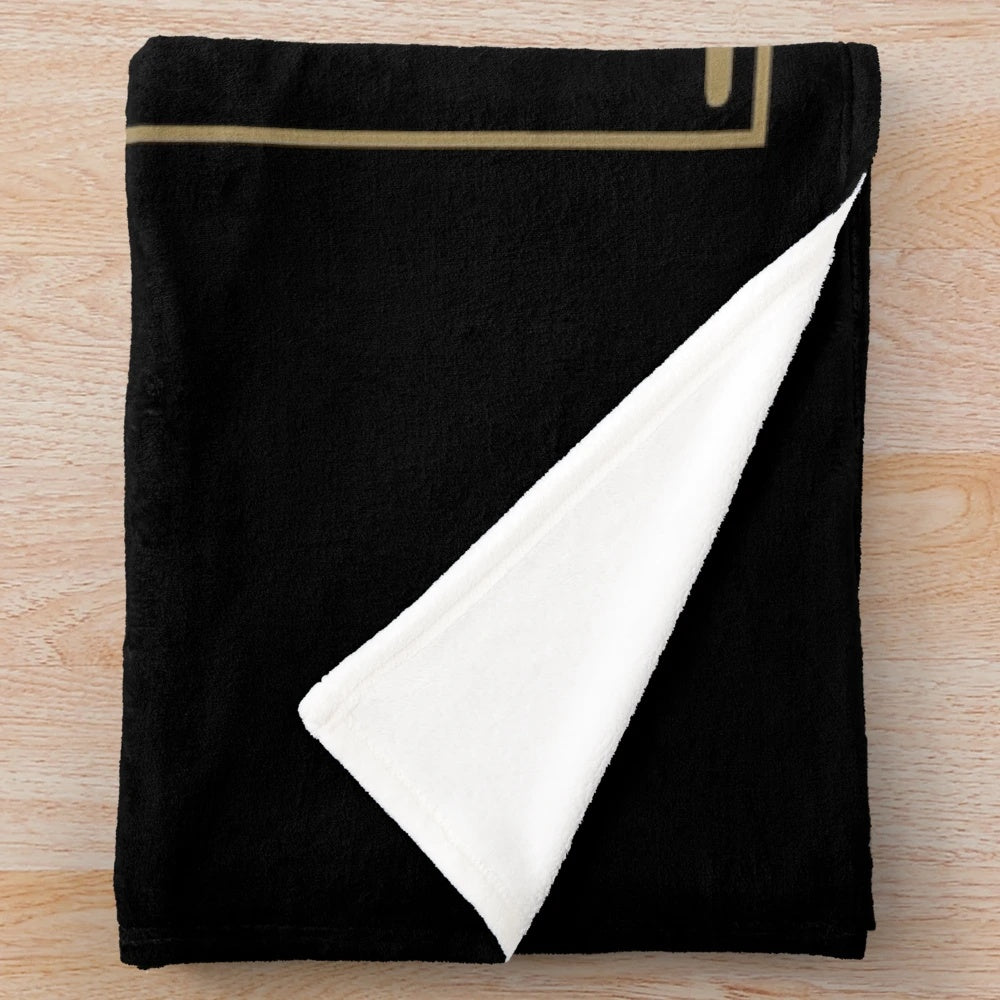 Plush blanket featuring imagery and references to the classic concert film "The Last Waltz
