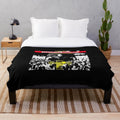Queensryche band logo printed on a soft, cozy plush blanket