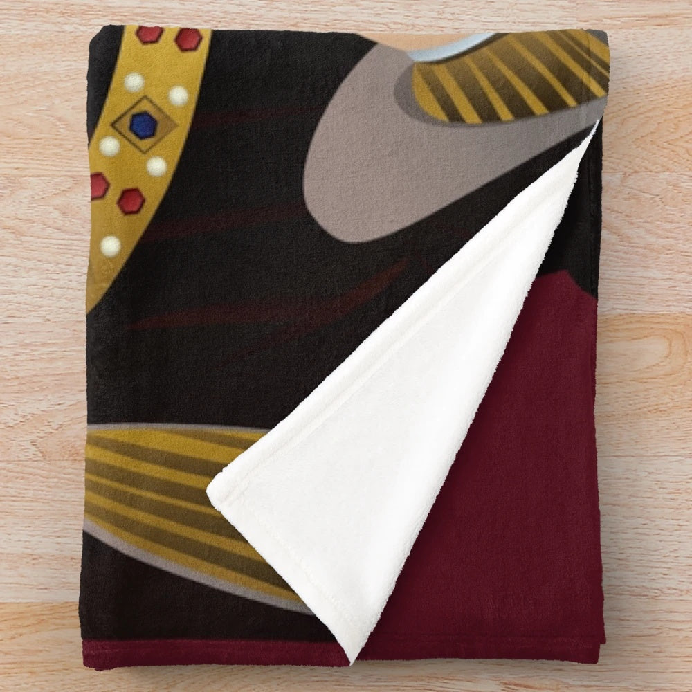 Richard III Plush Blanket depicting the Plantagenet King
