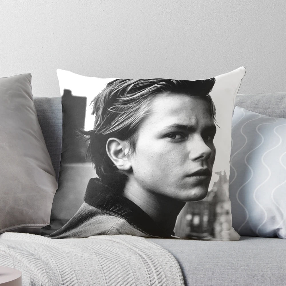 River Phoenix Pillow - Iconic Actor Tribute