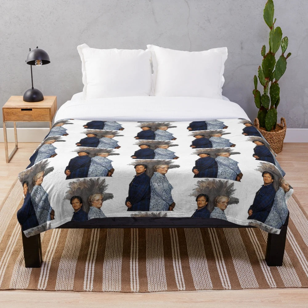 Robin Williams Inspired Plush Blanket