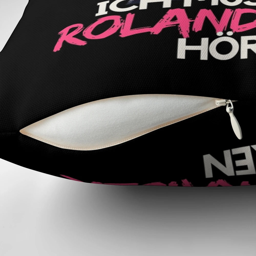 Pillow with image of German schlager singer Roland Kaiser