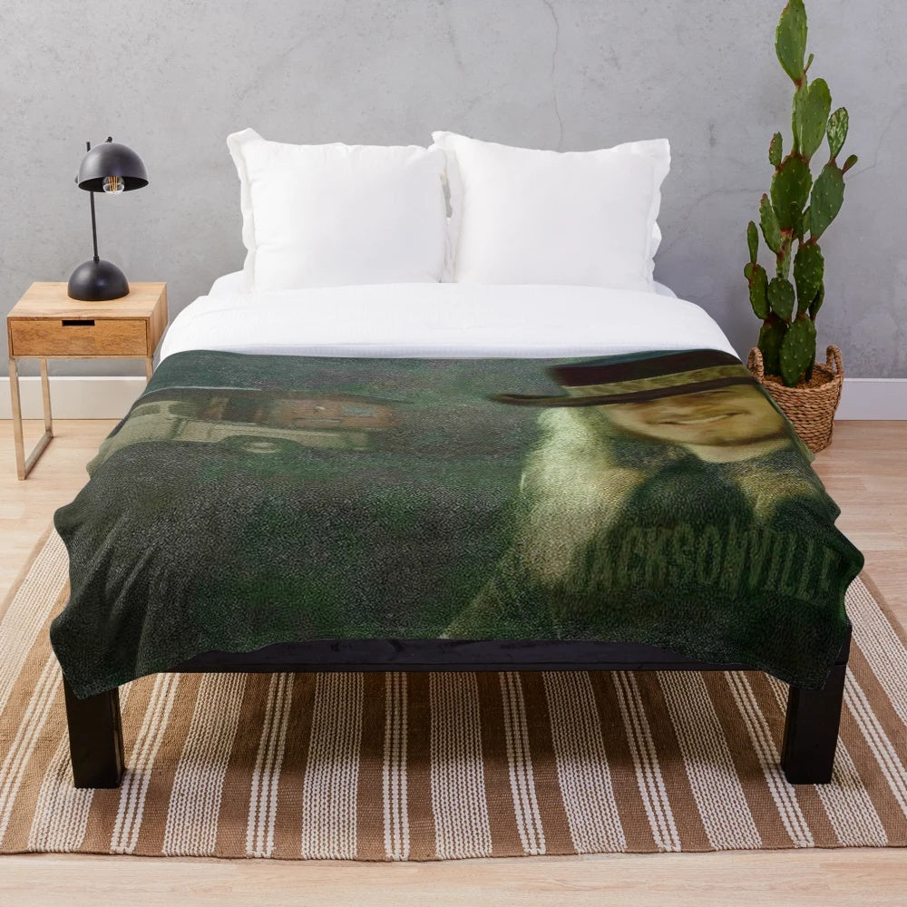 Ronnie Van Zant Plush Blanket featuring the lead singer of Lynyrd Skynyrd