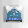 Sheffield Wednesday Football Club Pillow with Famous Hillsborough Clock