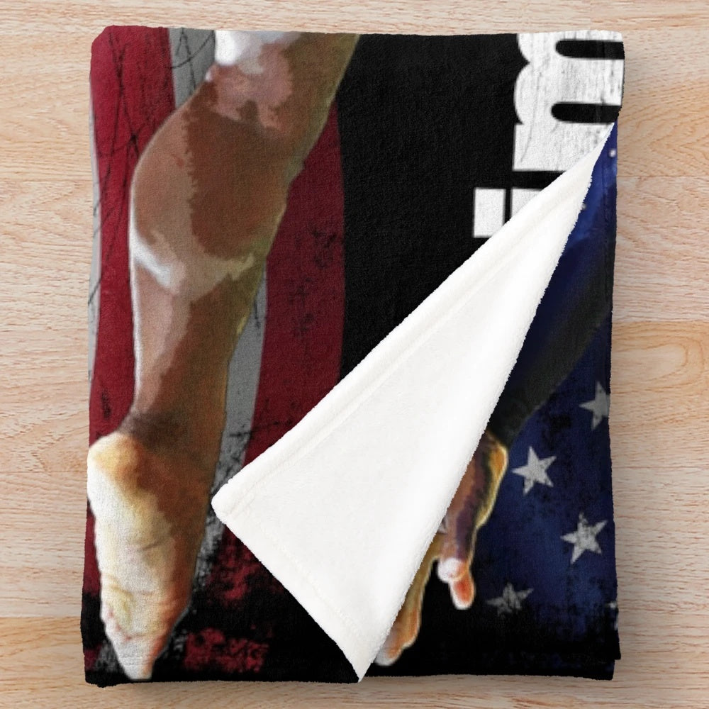 Simone Biles Inspired Plush Blanket